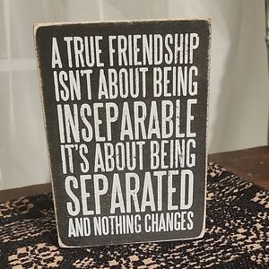 Primitives By Kathy Primitive Friendship Sign